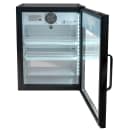 MoTak MCM5-X 24 3/8" Countertop Refrigerated Merchandiser - Swing Door, Black, 115v thumbnail 4