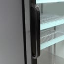 MoTak MCM7-X 24 3/8" Countertop Refrigerated Merchandiser - Swing Door, Black, 115v thumbnail 12