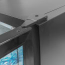 MoTak MCM7-X 24 3/8" Countertop Refrigerated Merchandiser - Swing Door, Black, 115v thumbnail 13