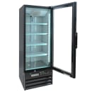 MoTak MGD-1DR-21-X 21 5/8" One Section Glass Door Merchandiser - (1) Right Hinge Doors, Black, 115v thumbnail 2