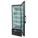 MoTak MGD-1DR-21-X 21 5/8" One Section Glass Door Merchandiser - (1) Right Hinge Doors, Black, 115v thumbnail 6