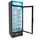 MoTak MGD-1DR-25-X 25 5/8" One Section Glass Door Merchandiser - (1) Right Hinge Doors, Black, 115v thumbnail 2