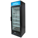 MoTak MGD-1DR-25-X 25 5/8" One Section Glass Door Merchandiser - (1) Right Hinge Doors, Black, 115v thumbnail 5