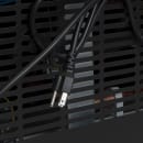 MoTak MGD-2DR-47-X 53 1/8" Two Section Glass Door Merchandiser - (2) Sliding Doors, 115v, Black thumbnail 8