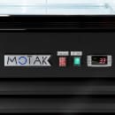 MoTak MGD-3DR-80-X 78 3/8" Three Section Glass Door Merchandiser - (2) Left/Right Hinge Doors, Black, 115v thumbnail 15