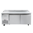 MoTak MPR-70-X 70 7/8" Pizza Prep Table w/ Refrigerated Base, 115v thumbnail 3