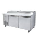 MoTak MPR-70-X 70 7/8" Pizza Prep Table w/ Refrigerated Base, 115v thumbnail 5