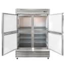 MoTak MSD-4HDF-BAL-X 54" Two Section Reach In Freezer, (4) Left/Right Hinge Solid Doors, 115v thumbnail 5