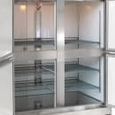 MoTak MSD-4HDR-BAL-X 54" Two Section Reach In Refrigerator - (4) Left/Right Hinge Solid Doors, 115v thumbnail 11