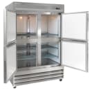 MoTak MSD-4HDR-BAL-X 54" Two Section Reach In Refrigerator - (4) Left/Right Hinge Solid Doors, 115v thumbnail 2