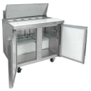 MoTak MST-36-X 36 1/4" Sandwich/Salad Prep Table w/ Refrigerated Base, 115v thumbnail 2