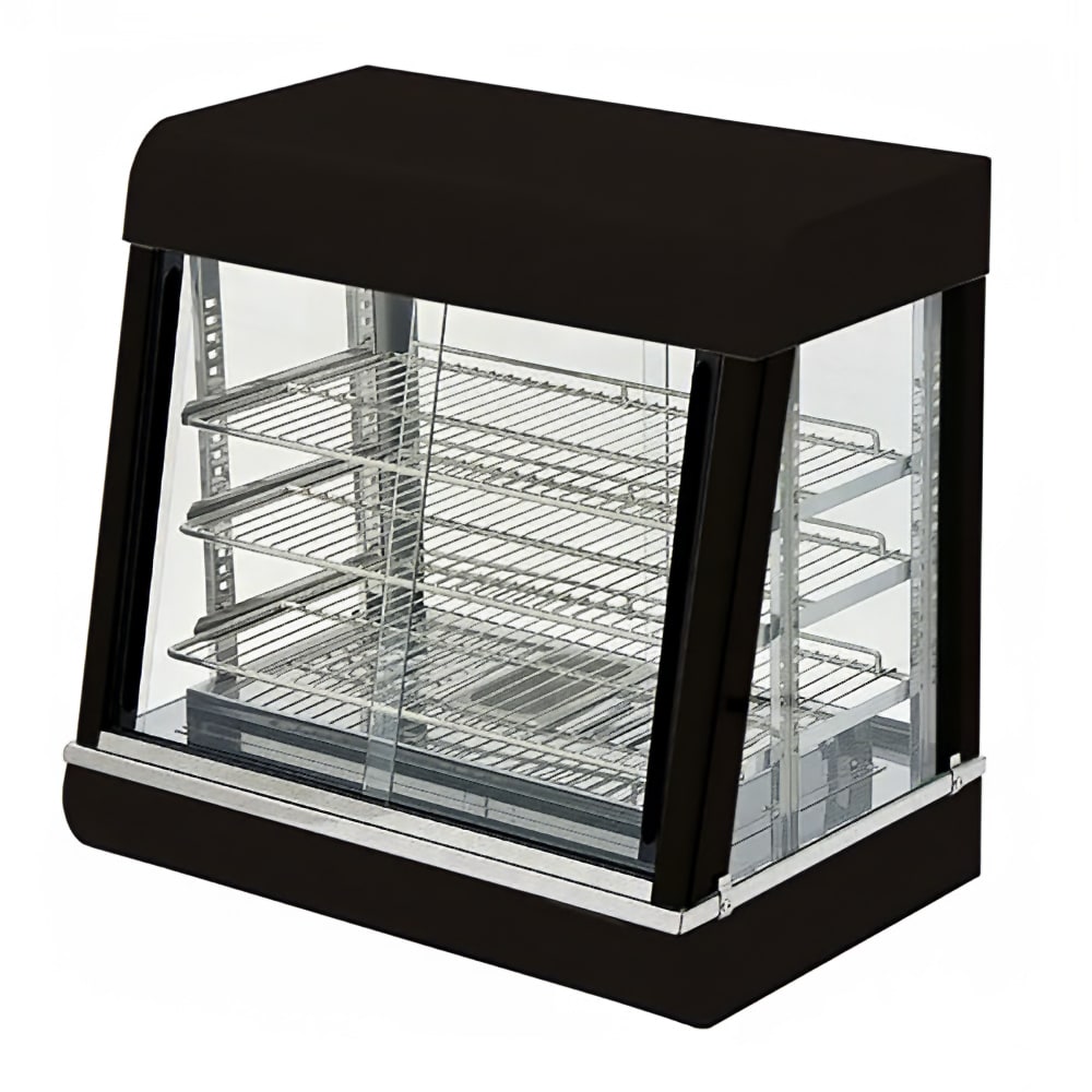 eQuipped 26" Self Service Countertop Heated Display Case - (3) Shelves, 120v (HDC-26)