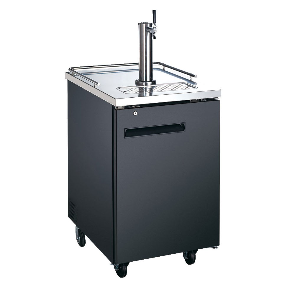 eQuipped 23 1/2" Kegerator Beer Dispenser w/ (1) 1/2 Keg Capacity - (1) Column, 115v (VUBD22)