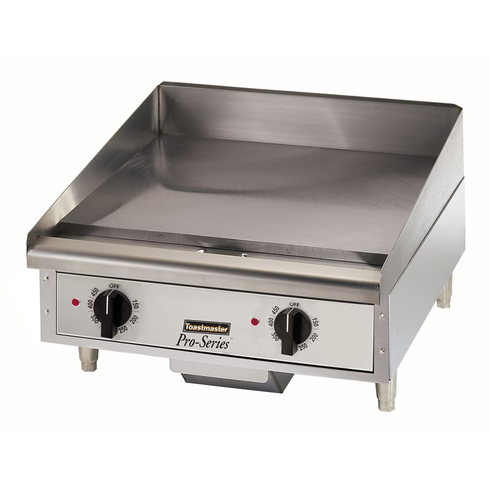 Toastmaster TMGE24 24" Electric Griddle w/ Thermostatic Controls - 3/4" Steel Plate, 208-240v