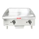 Toastmaster TMGM24 24" Gas Griddle w/ Manual Controls - 3/4" Steel Plate, Convertible thumbnail 3