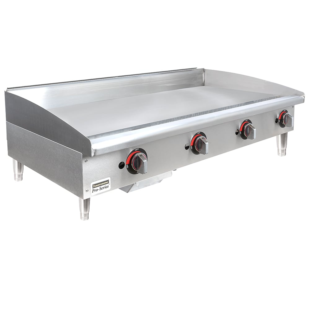 Toastmaster TMGM48 48" Gas Griddle w/ Manual Controls - 3/4" Steel Plate, Convertible