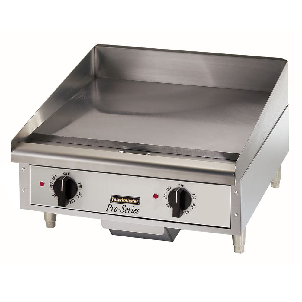 Toastmaster TMGT24 24" Gas Griddle w/ Thermostatic Controls - 3/4" Steel Plate, Convertible
