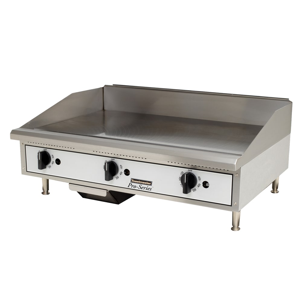 Toastmaster TMGT36 36" Gas Griddle w/ Thermostatic Controls - 3/4" Steel Plate, Convertible