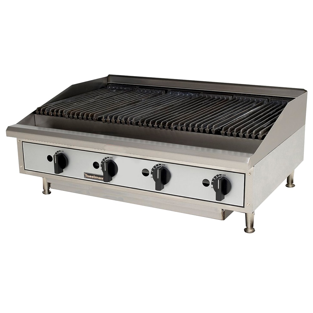 Toastmaster TMLC48 48" Gas Charbroiler w/ Reversible Grates, Lava Rock