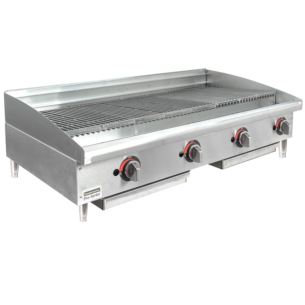 Toastmaster TMRC48 48" Gas Charbroiler w/ Reversible Grates, Radiant