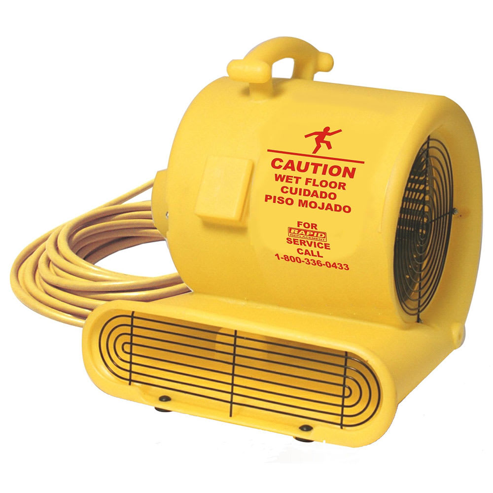 Bissell AM10.D 18" Floor Dryer w/ 3 Speeds, Yellow