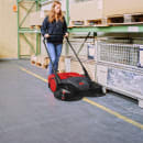 Bissell BG-697 38" Battery-Powered Deluxe Sweeper w/ (3) Brushes, Orange thumbnail 2