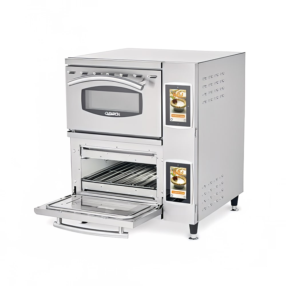 Ovention DOUBLE MILO MILO2-16 Double MiLO® High Speed Impingement/Infrared Oven - 208-240v/3ph