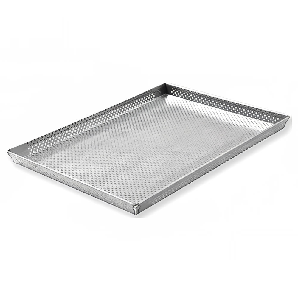 Ovention OV-1/4PAN-PERF 1/4 Quarter Size Bun / Sheet Pan - 13" x 9", Perforated