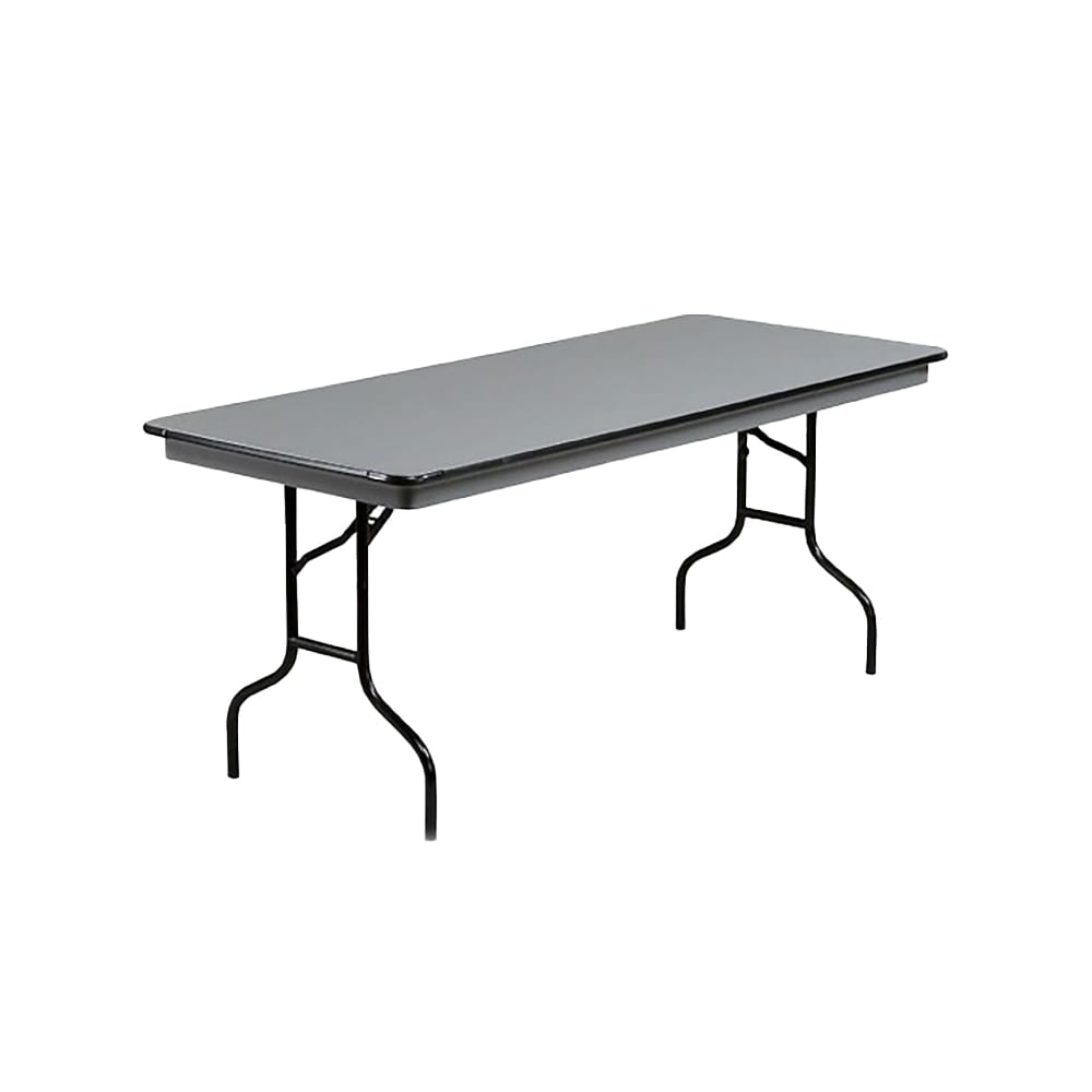 Midwest Folding Products 96" EF Series Rectangular Folding Table w/ Gray Laminate Top, 30"H (830EF)