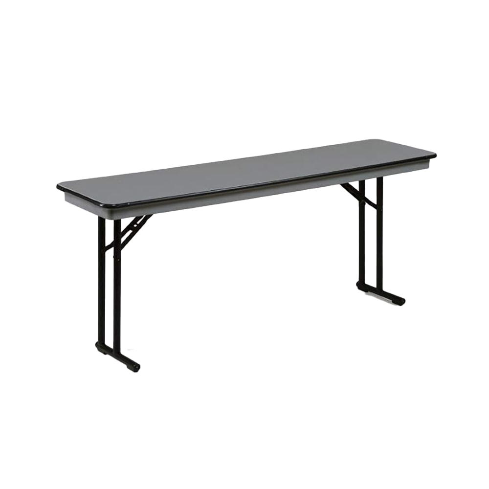 Midwest Folding Products 72" EF Series Rectangular Folding Table w/ Gray Laminate Top, 30"H (CP618EF)