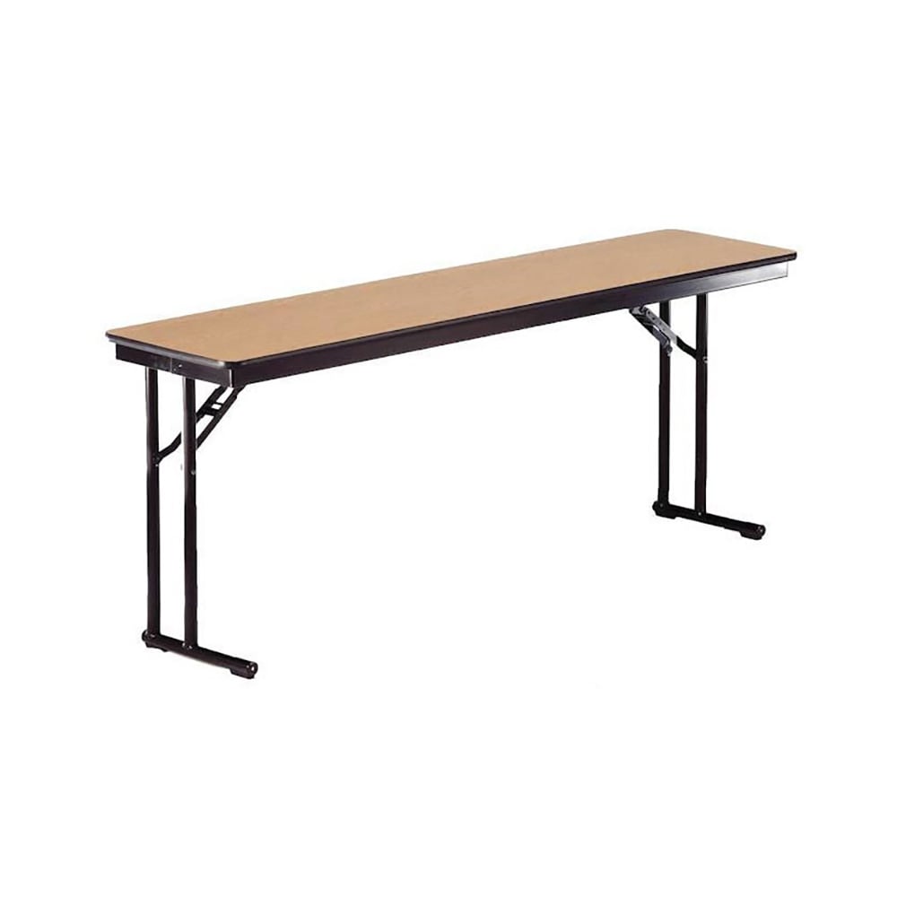 Midwest Folding Products 72" EF Series Rectangular Folding Table w/ Walnut Laminate Top, 30"H (CP618EF)