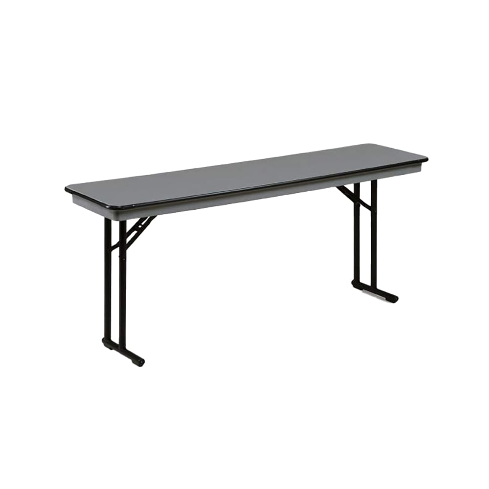 Midwest Folding Products 96" EF Series Rectangular Folding Table w/ Gray Laminate Top, 30"H (CP818EF)