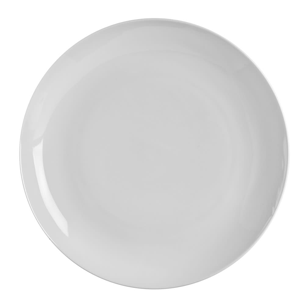 10 Strawberry Street 10 1/4" Round Classic Dinner Plate - Porcelain, White (CP0001)
