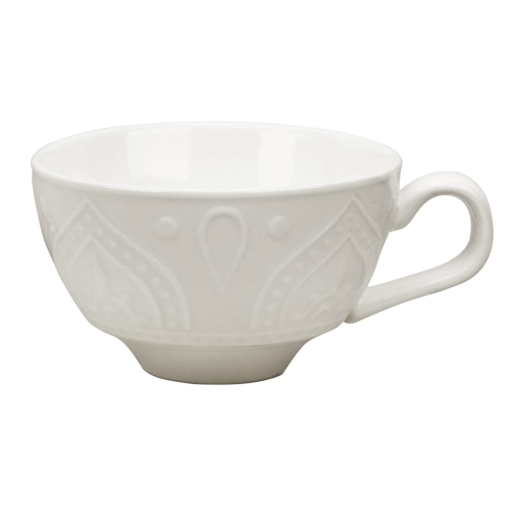 10 Strawberry Street 6 oz Dahlia Cup - Bone China, White (DHLA-0009C)