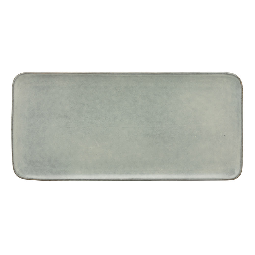 10 Strawberry Street 13" x 6" Rectangular Firenza Platter - Porcelain, Blue (FRZ-13-REC-BLU)