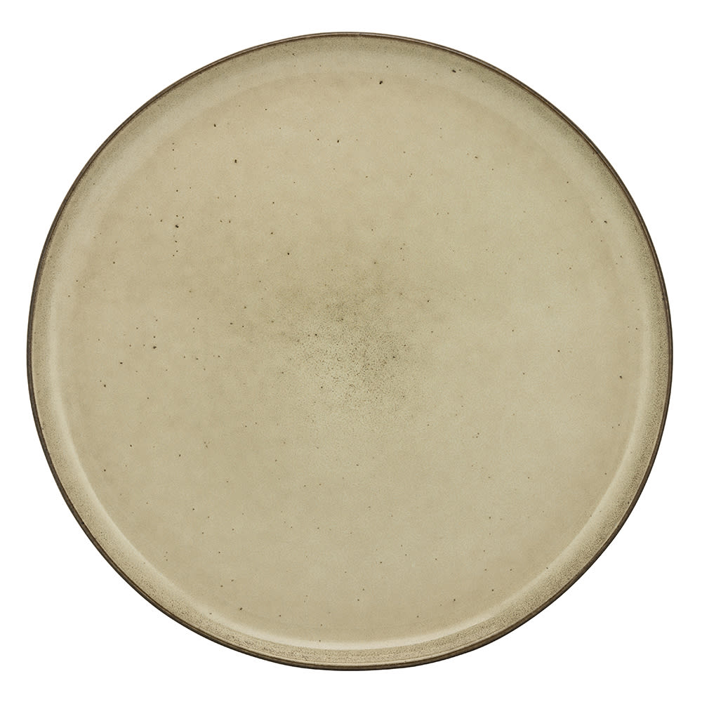 10 Strawberry Street 10 7/10" Round Firenza Dinner Plate - Porcelain, Beige (FRZ-1SS-BG)
