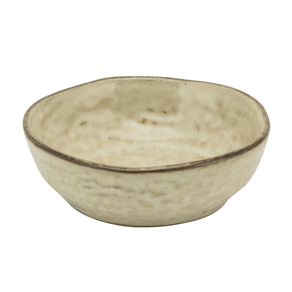 10 Strawberry Street 6 oz Round Firenza Snack Bowl - Porcelain, Beige (FRZ-4CPBWL-BG)