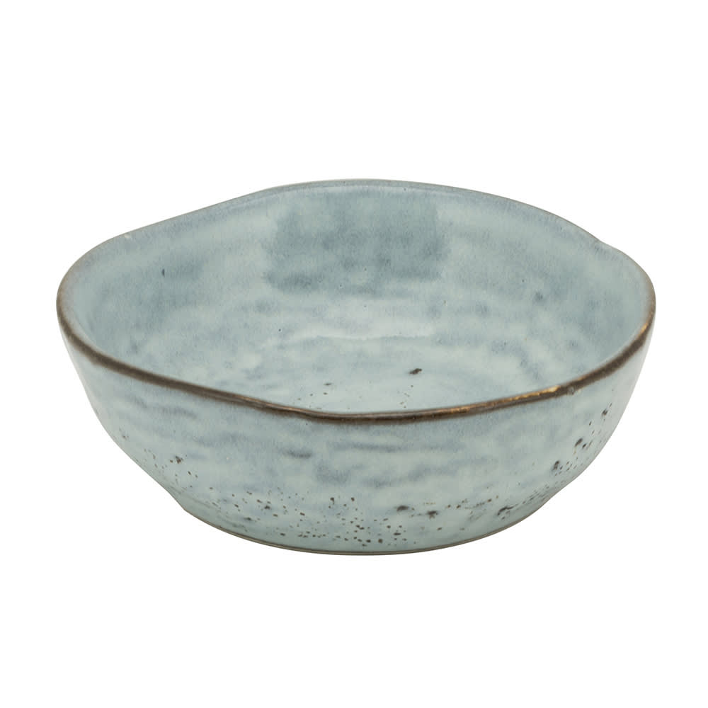 10 Strawberry Street 6 oz Round Firenza Snack Bowl - Porcelain, Blue (FRZ-4CPBWL-BLU)