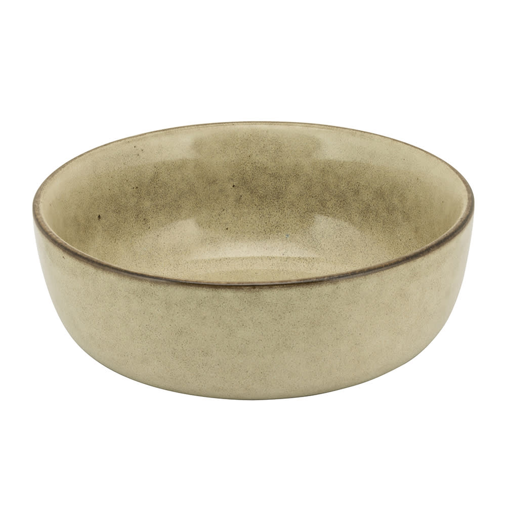 10 Strawberry Street 30 oz Round Firenza Bowl - Porcelain, Beige (FRZ-6BWL-BG)