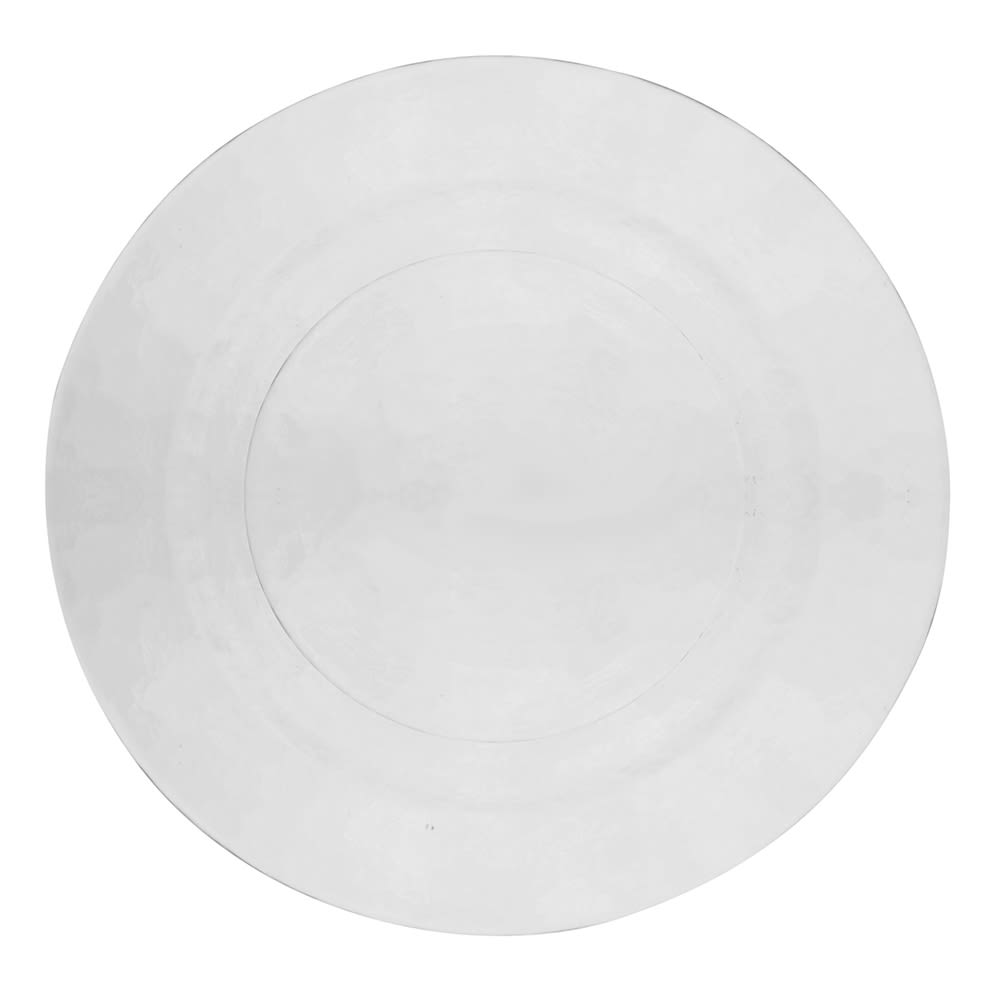 10 Strawberry Street 8 1/4" Round Hammered Glass Salad/Dessert Plate - Glass, Clear (HAG-4)