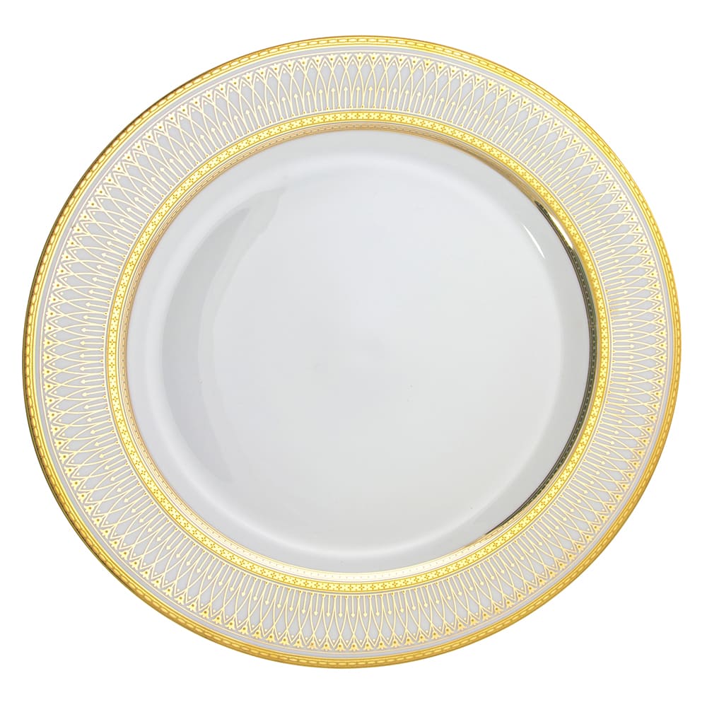 10 Strawberry Street 6" Round Bread & Butter Plate - Porcelain, Iriana Gold Line (IRIANA-5GLD)