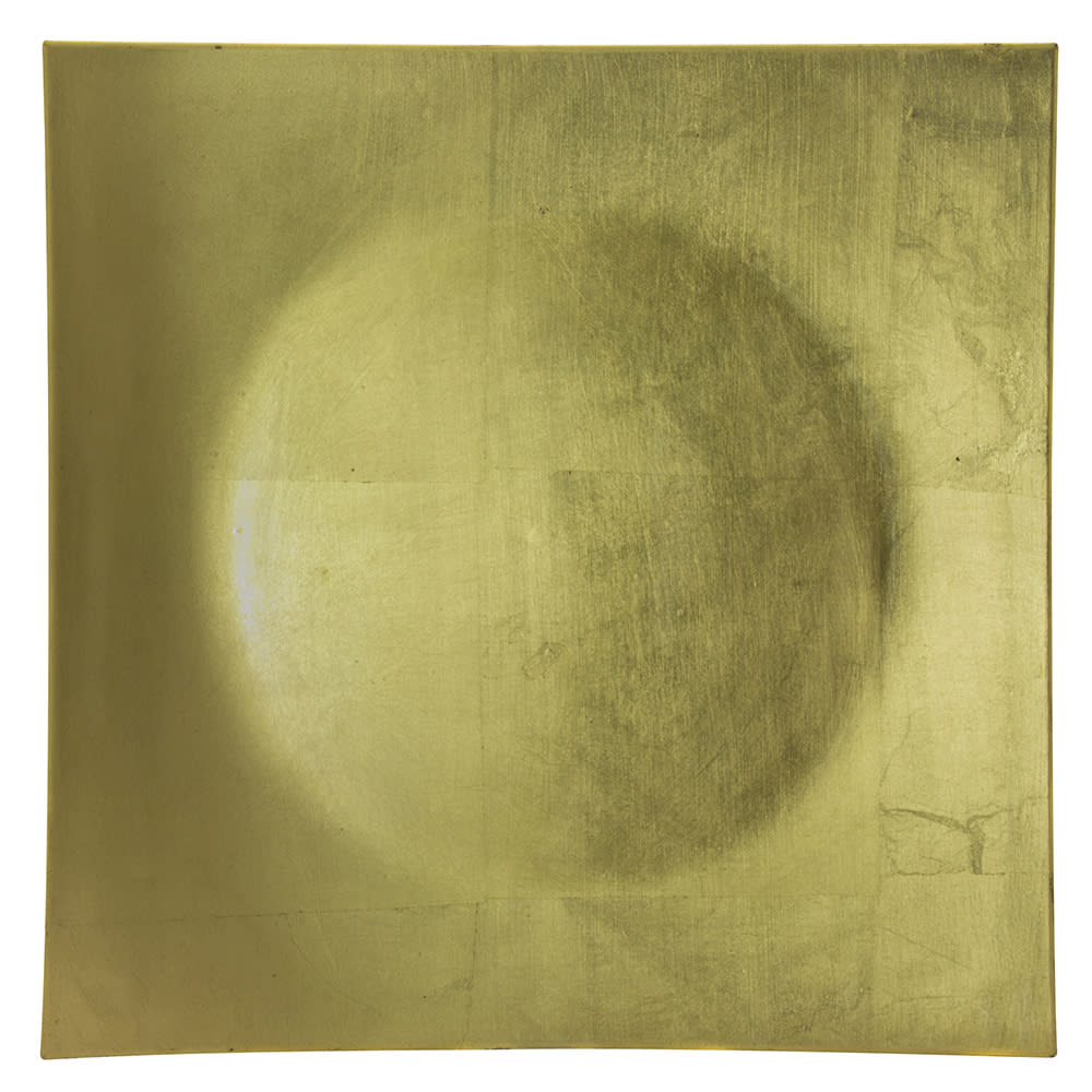 10 Strawberry Street 12" Square Charger Plate - Acrylic, Lacquer Gold (LAG-12SQ)