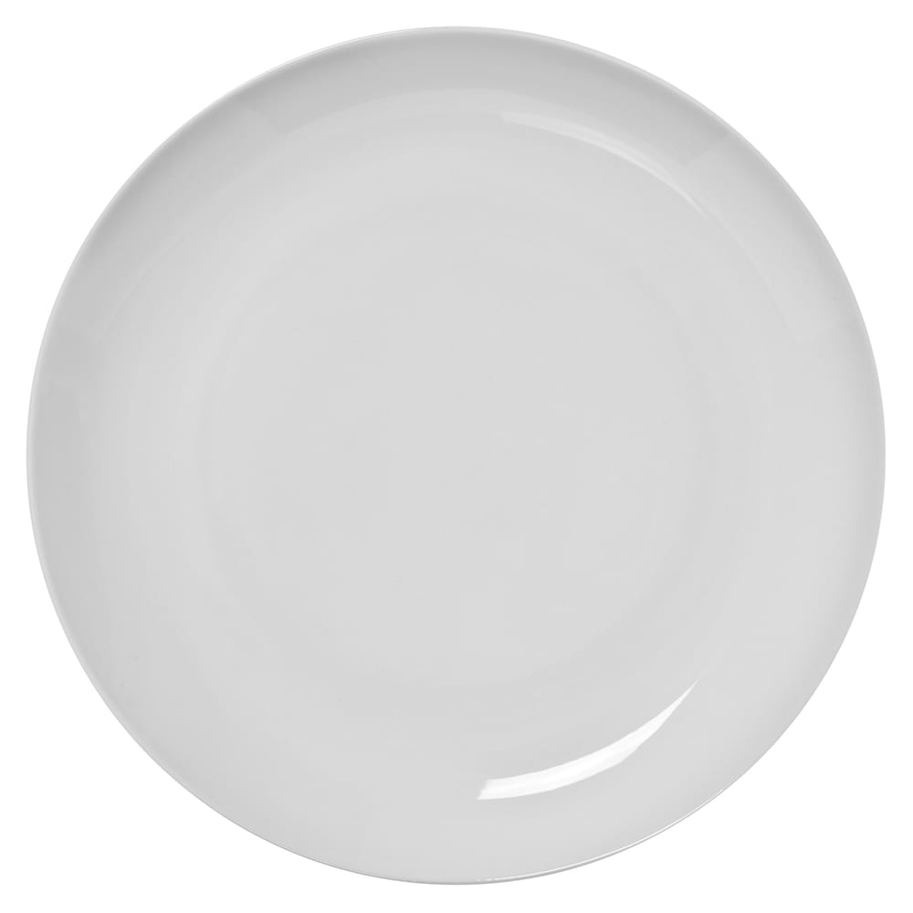 10 Strawberry Street 10 3/4" Round Dinner Plate - Porcelain, Royal White (RCP0040)