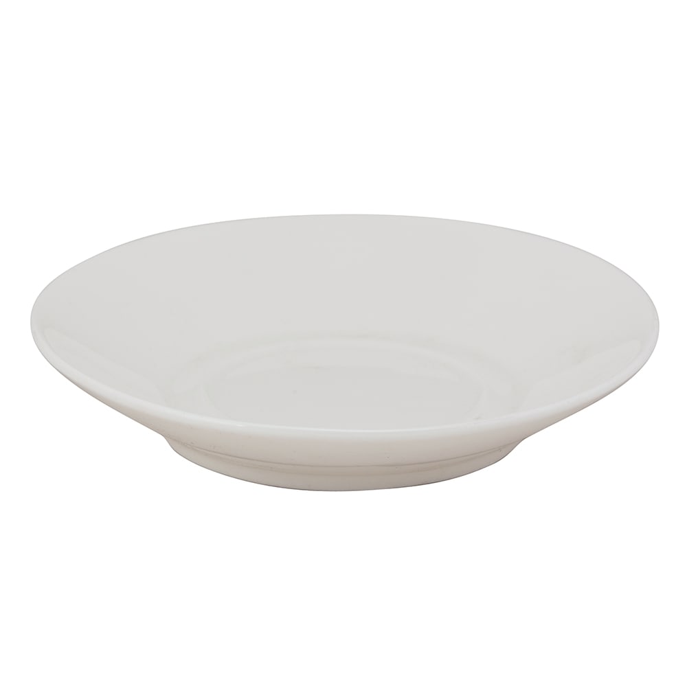 10 Strawberry Street 4 15/16" Round Ricard Espresso Saucer - Porcelain, White (RPM-428-S)