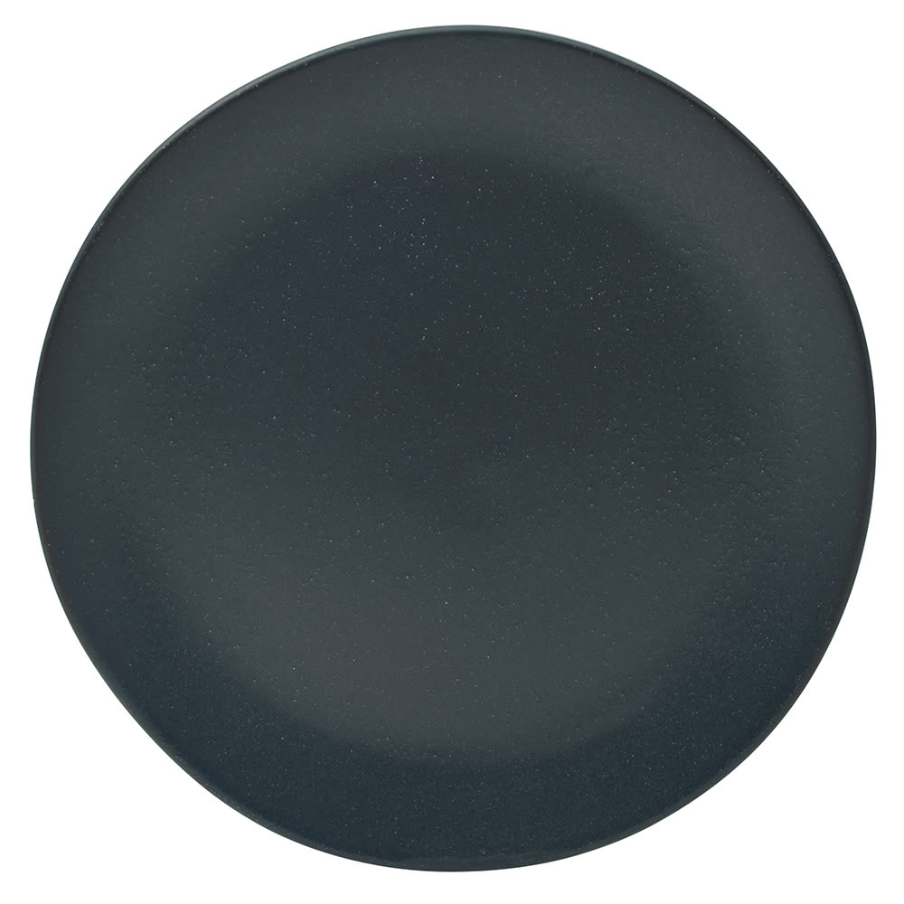 10 Strawberry Street 6 1/4" Round Matte Wave Bread & Butter Plate - Ceramic, Black (RPPLE-BLKBB)