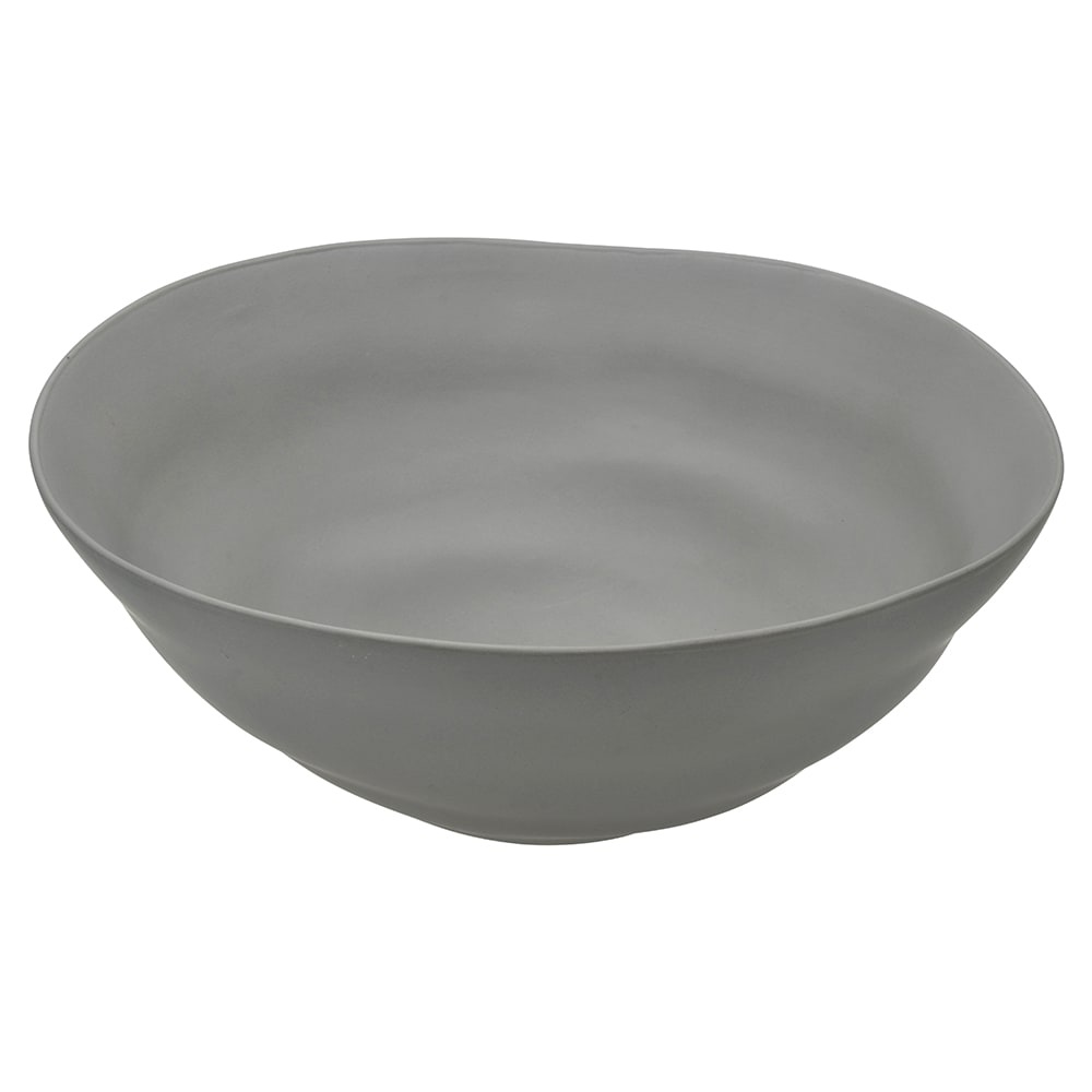 10 Strawberry Street 80 oz Round Matte Wave Serving Bowl - Ceramic, Gray (RPPLE-GREYSRVBWL)
