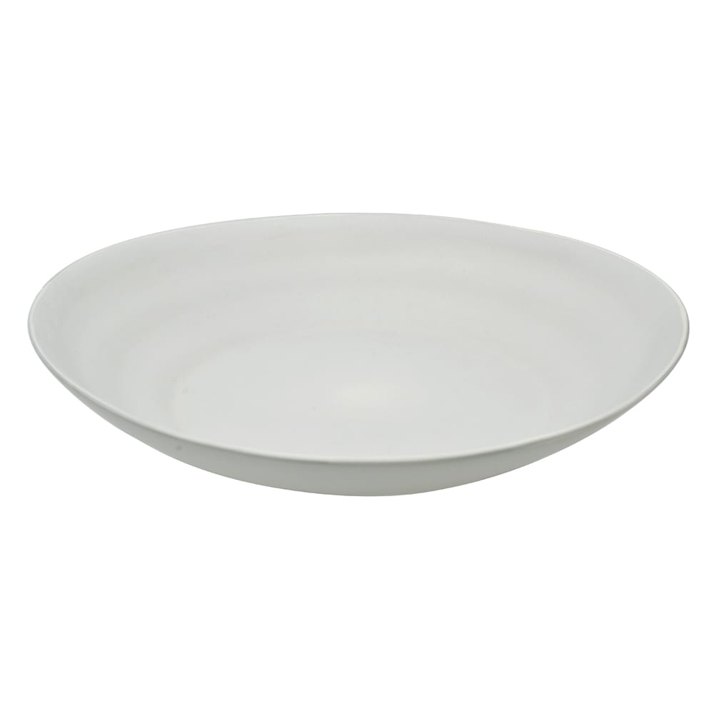10 Strawberry Street 9 3/4" Round Matte Wave Pasta Plate - Ceramic, White (RPPLE-WHTPSTA)