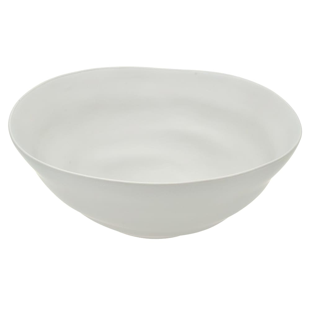 10 Strawberry Street 80 oz Round Matte Wave Serving Bowl - Ceramic, White (RPPLE-WHTSRVBWL)
