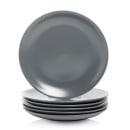 10 Strawberry Street 10 1/2" Round Wazee Matte Dinner Plate - Stoneware, Charcoal (WM-1-CHAR-6) thumbnail 2