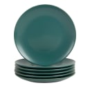10 Strawberry Street 10 1/2" Round Wazee Matte Dinner Plate - Stoneware, Emerald Green (WM-1-EMGRN-6) thumbnail 2